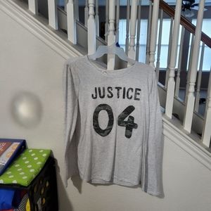 Justice Long Sleeve Camo Shirt